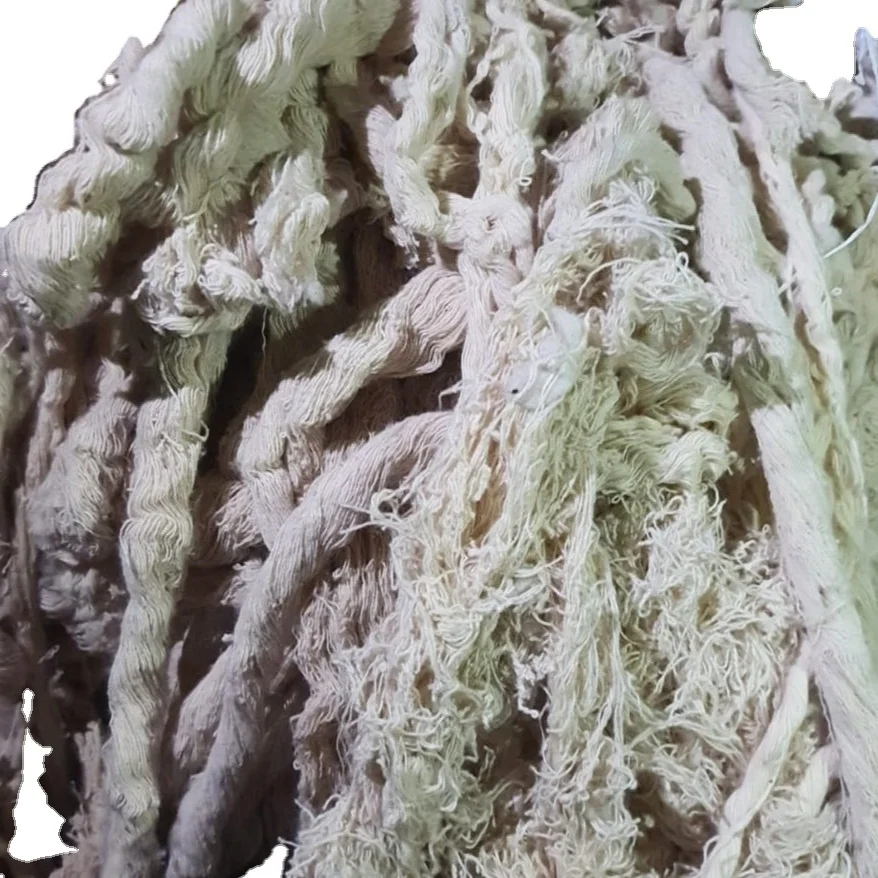 HARD WASTE WARPING YARN WASTE COTTON YARN WASTE FOR RECYCLE FROM BANGLADESH BEST QUALITY FOR EXPORT