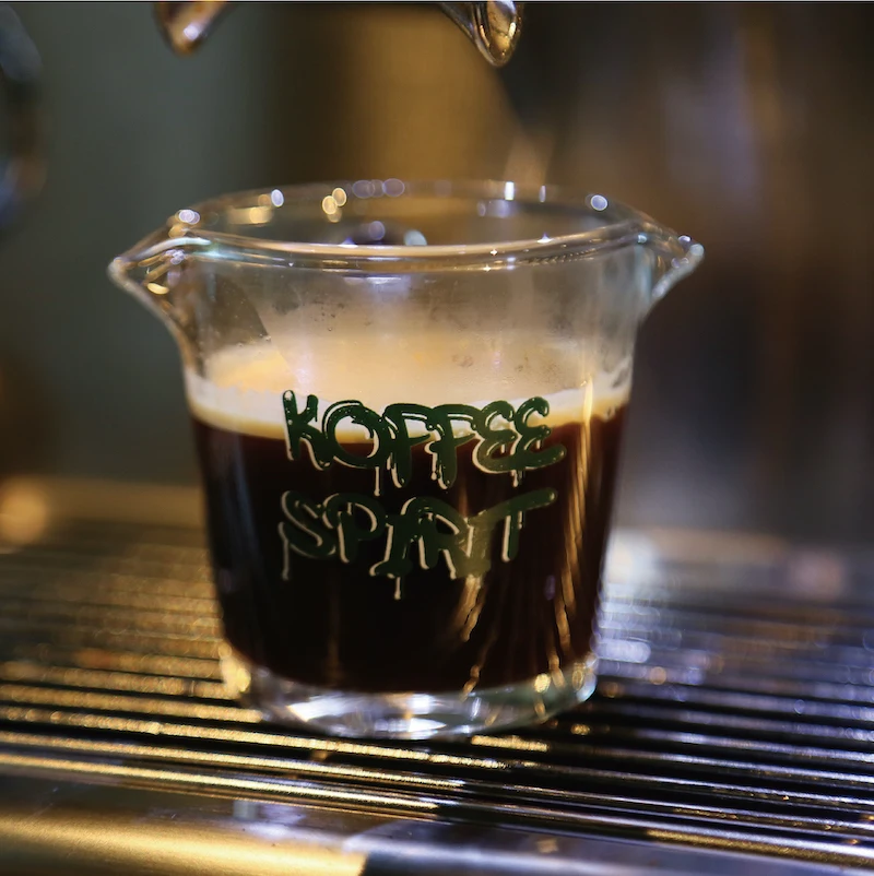 Shark Printed Pattern Espresso Measuring Cup Espresso Shot Pitcher With Pouring Handle Glass Creamer Jug