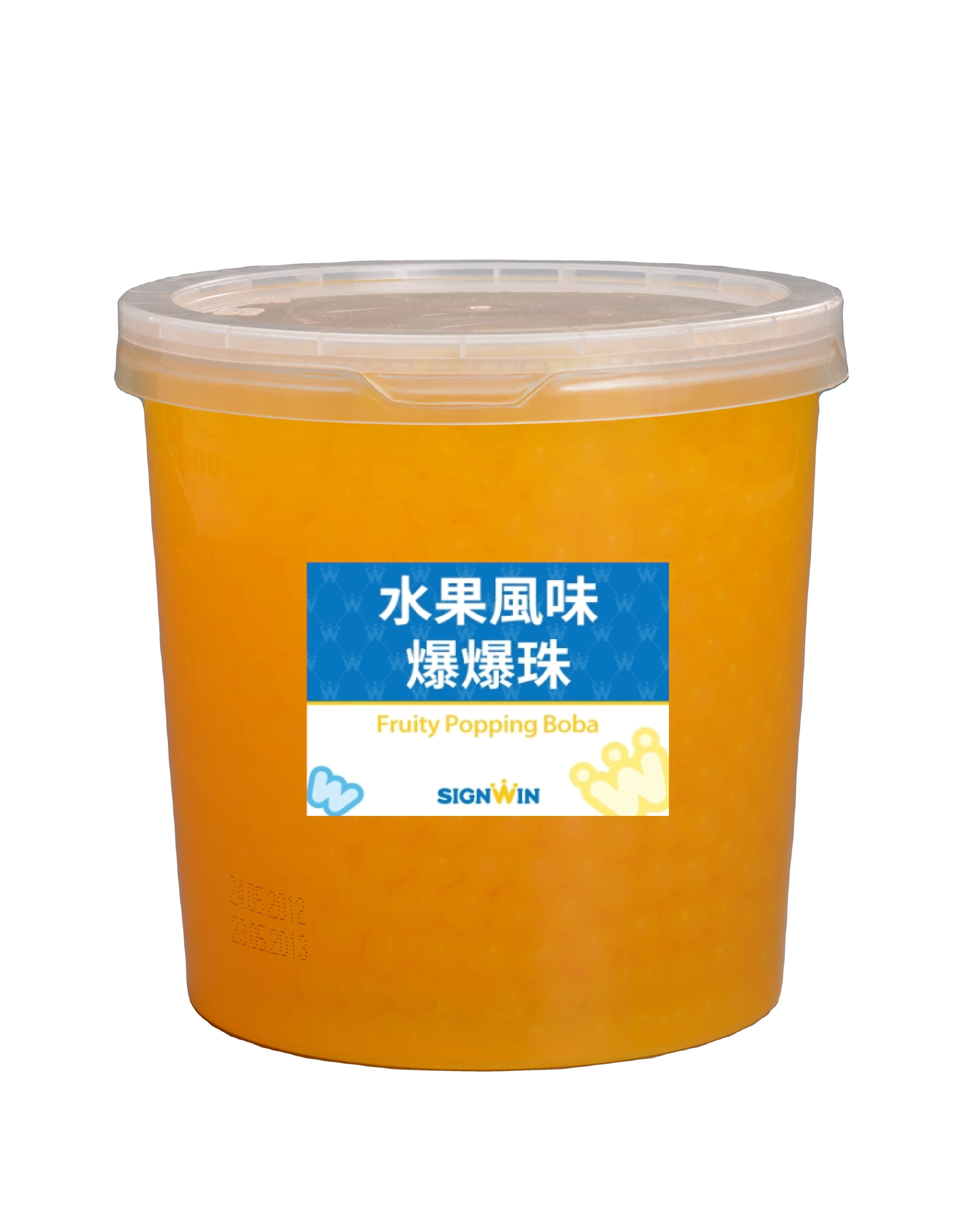 Taiwan Factory Bubble Tea Use Mango Popping Boba