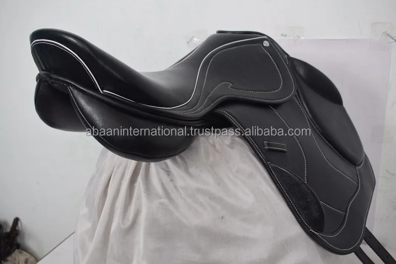 Best Quality Horse Genuine Jumping Saddle with Genuine Leather with one pair iron Stirrup Best Quality Genuine Leather Saddle