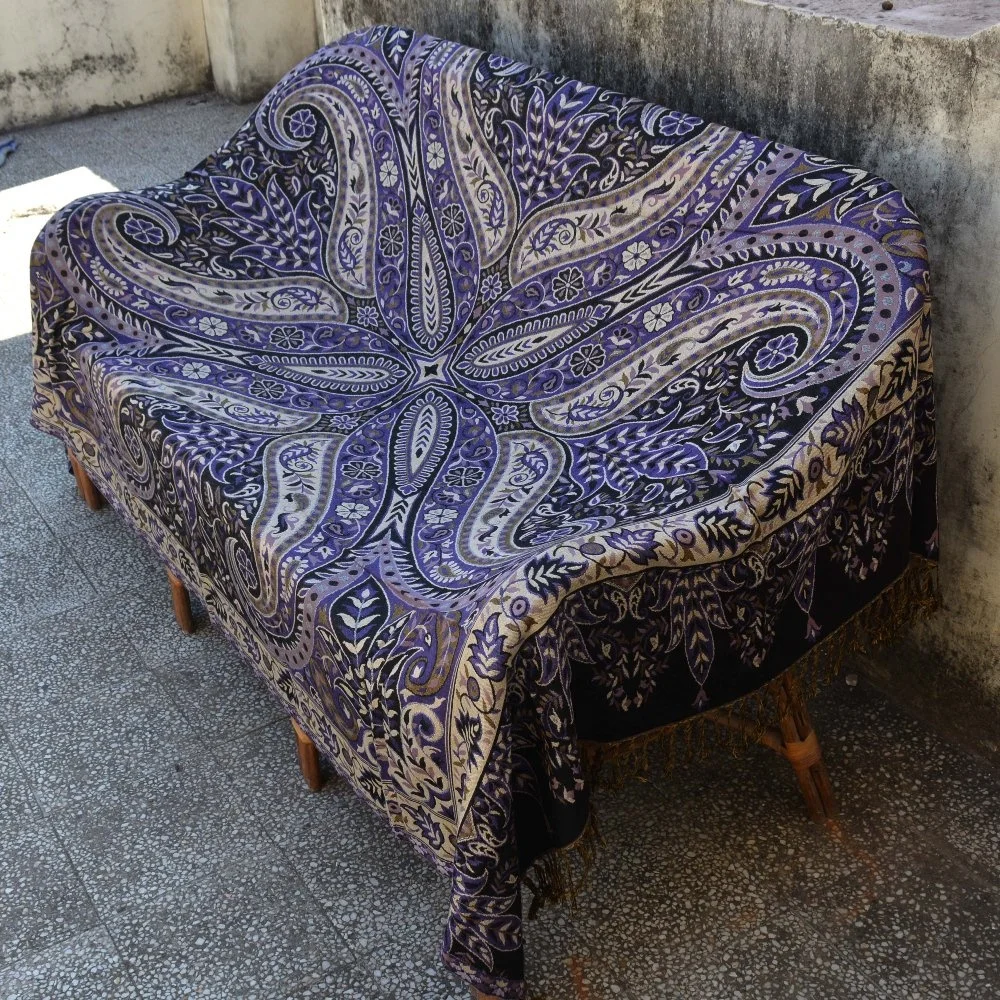 Handmade Woven Pashmina Throw Blanket Shawl PWT006 Luxury Design Handmade Pure Pashmina Shawls and Scarves for Womens Available