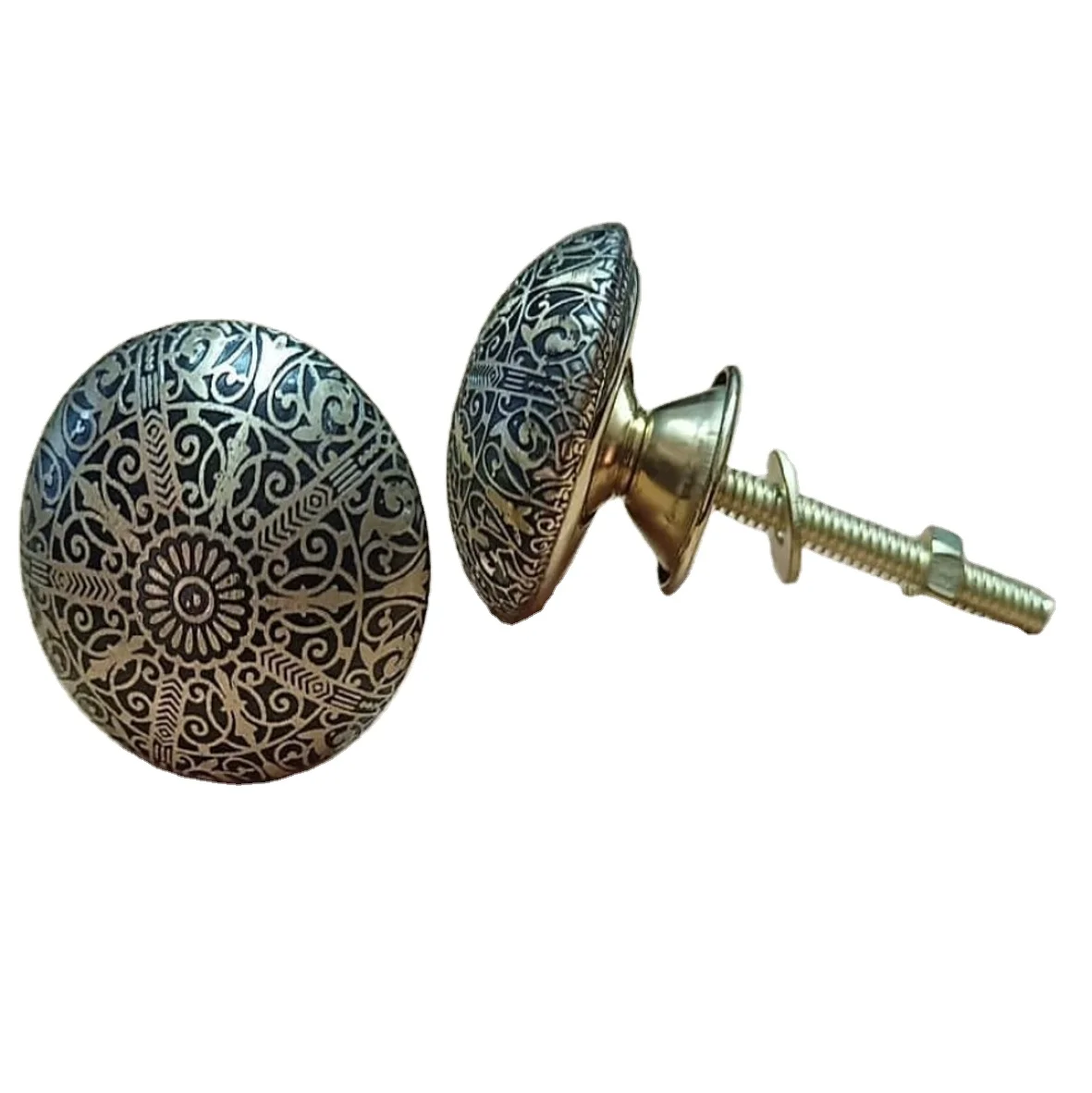 Brass + Wood Cabinet Handles Long Wardrobe Kitchen Cupboard Pulls Drawer Knobs Modern Door Furniture Handle drawer knob