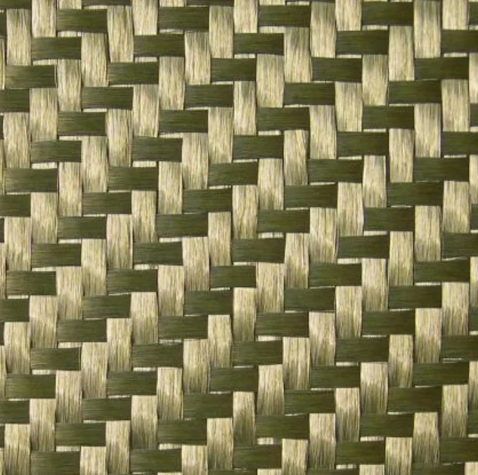 reflection yellow Carbon Fiber Fabric