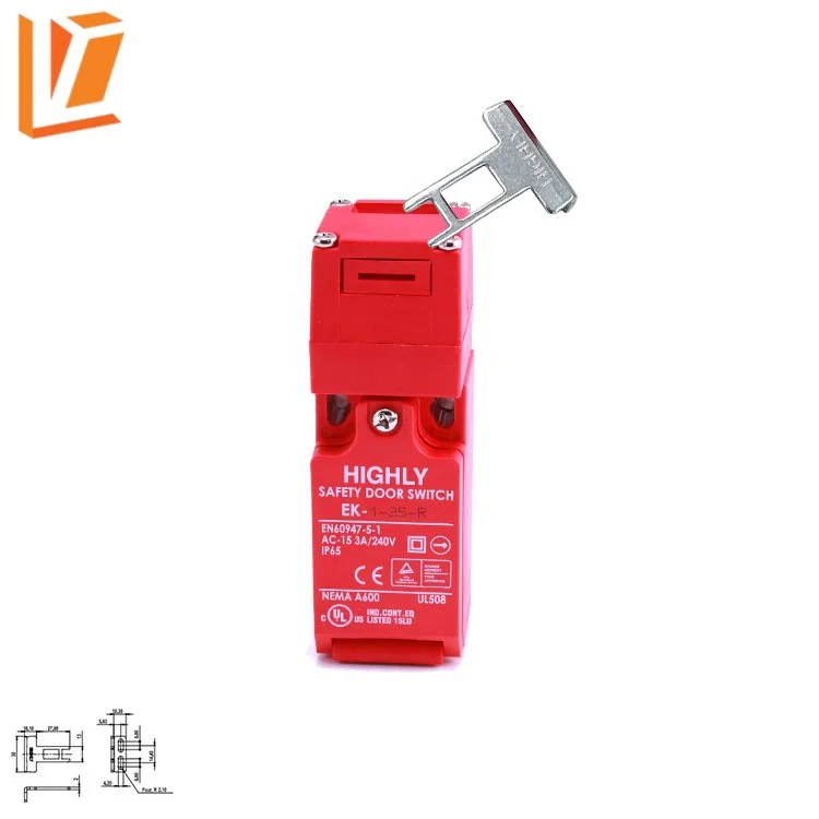 EK-6-45-R Right angle plug in limit switch