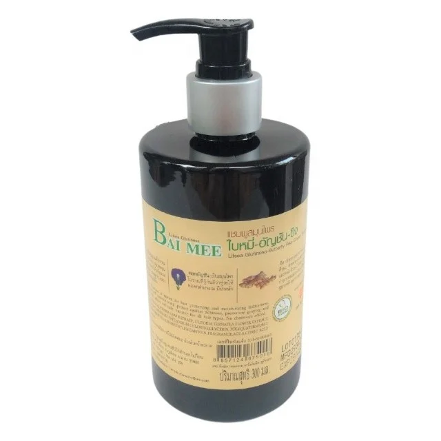 300g Herbal Hair Shampoo Reducing Hair Loss Strengthen Hair Roots Made in Thailand