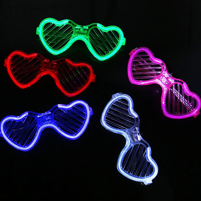 2023 Party glasses Led Glasses Light Up flashing shutter shades Glasses DJ party Decoration for Festive & Party Supplies