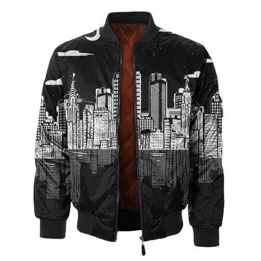 High Quality Custom Made Sublimation logo bomber jackets