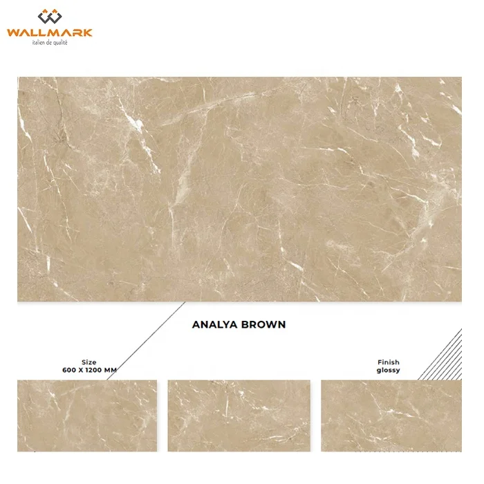 3D Wall and Floor Tiles Interior Glazed Ceramic porcelain Beautiful High Gloss Kitchen Floor Tiles Porcelain Tiles 60X120