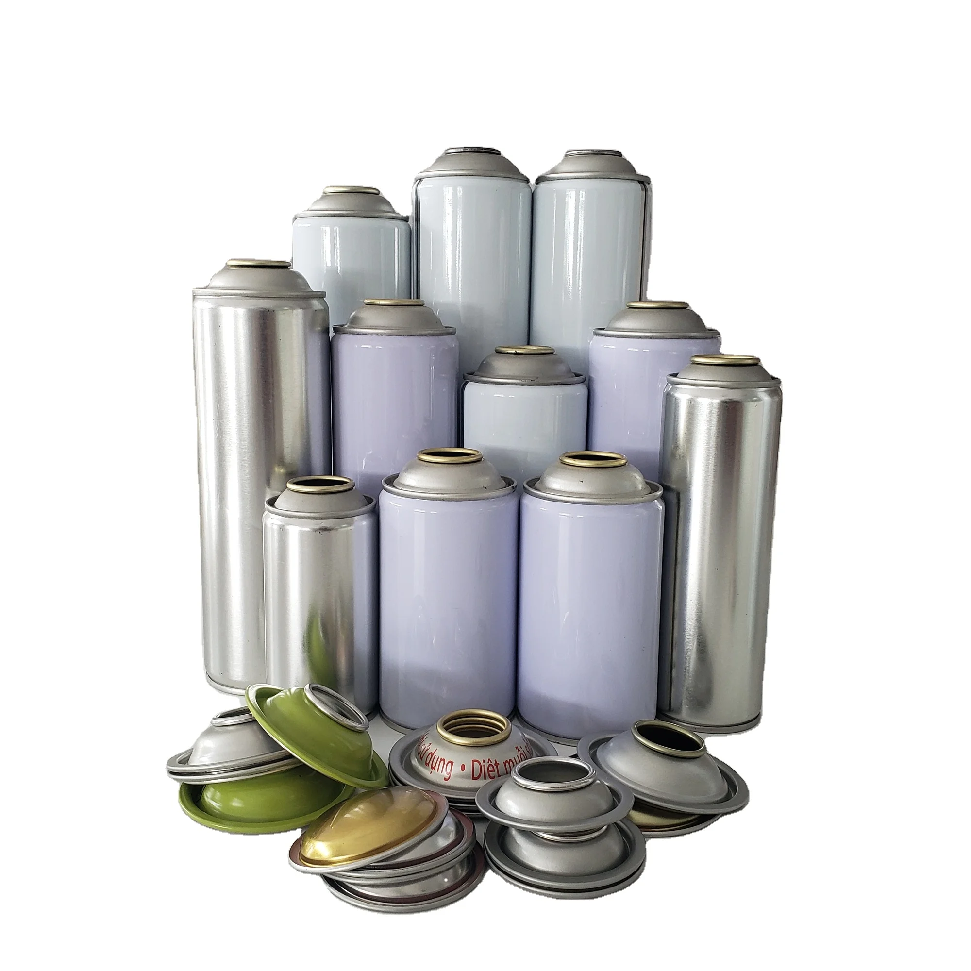 Aerosol tin can Metal Packaging Vietnam Best Choice For Metal Packaging Can Cylinder Cans With 4 To 6 Colors for release agent