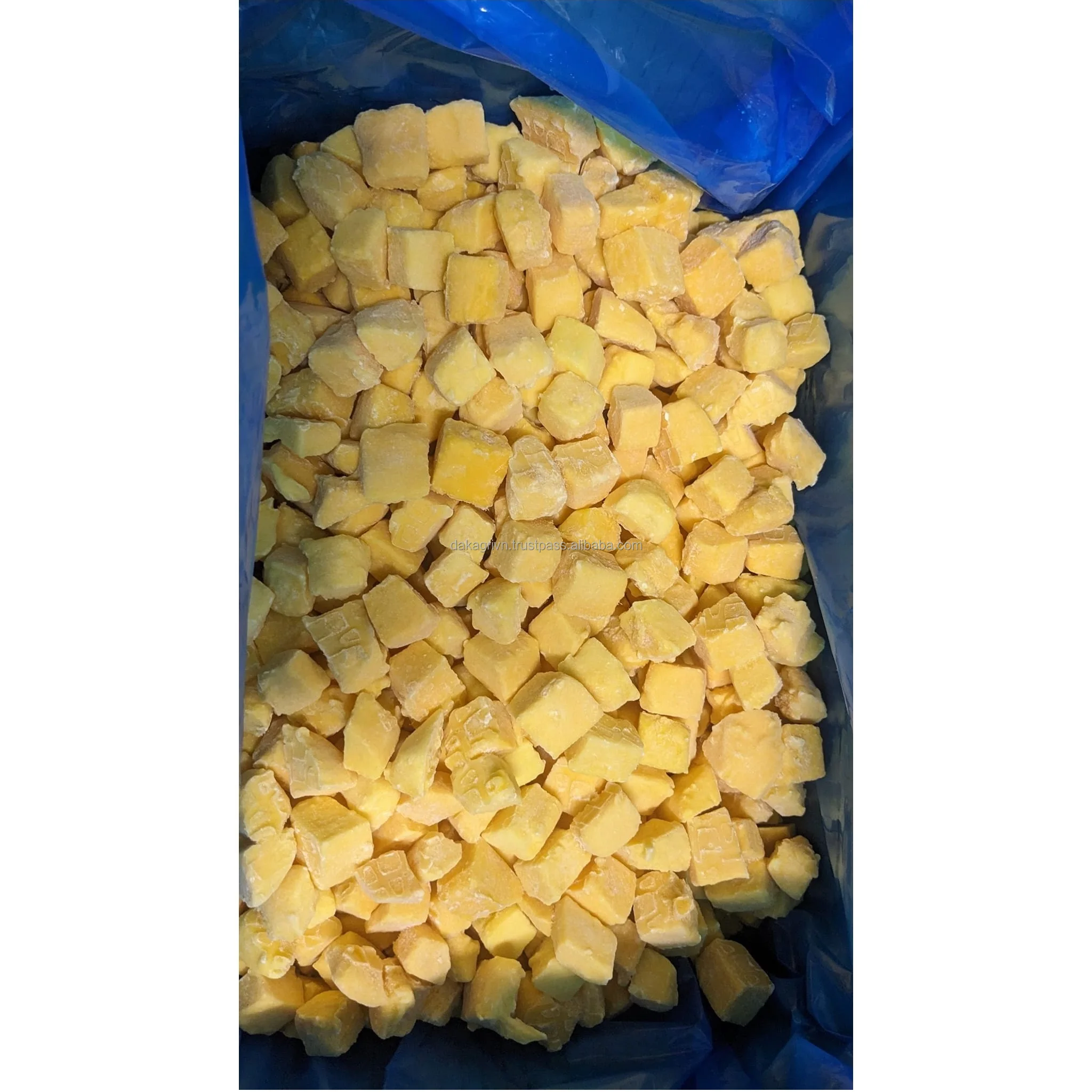100% New Product Agriculture Common OEM Natural Sweet Vietnam 24 months Shelf Life Eat directly IQF Frozen Mango Chunk