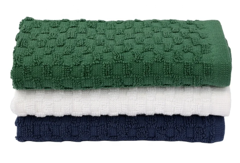 Latest Design Soft & absorbent Textured loops Dobby Kitchen Towels