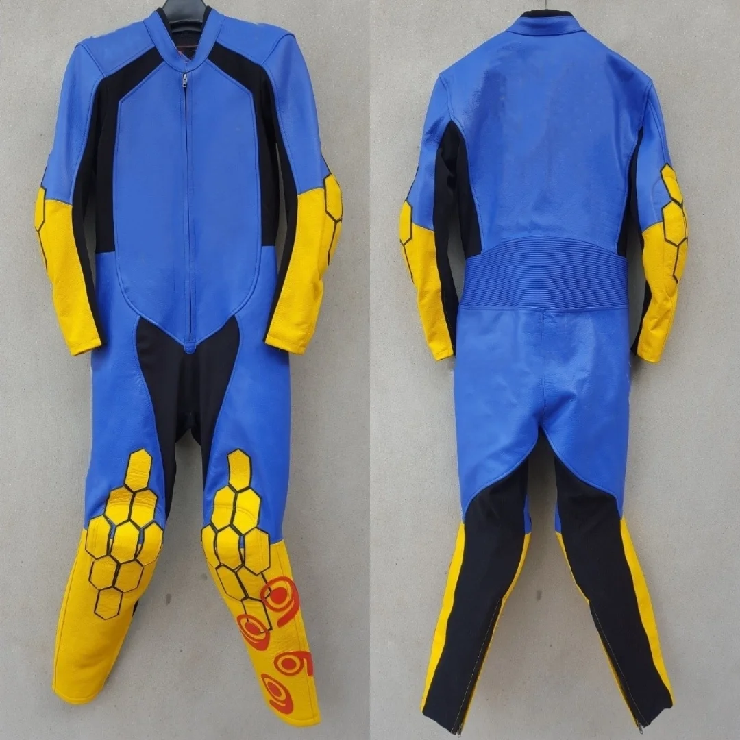 LONG BOARD DOWNHILL SUIT SKATE BOARD LEATHER ONE PIECE SUIT