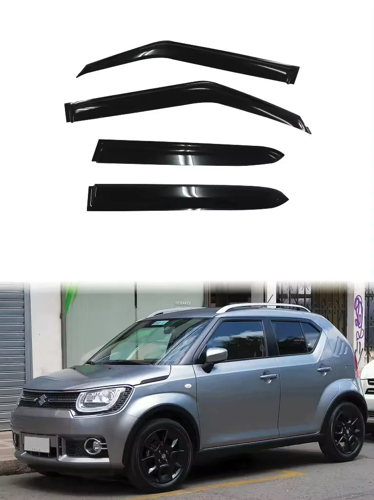 For Suzuki Ignis 2016-ON Window Visor Vent Sun Shade Rain Guard Door Visor