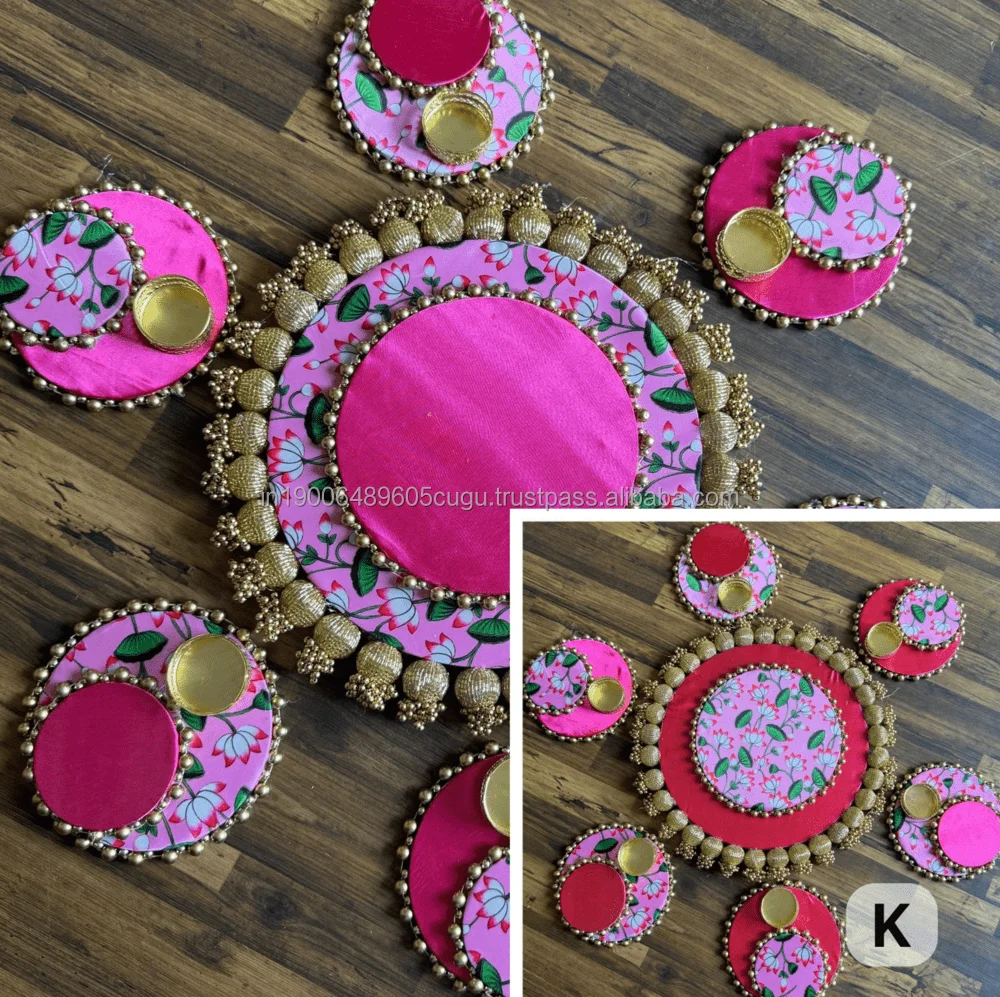 Подсвечник Rangoli индийская ручная