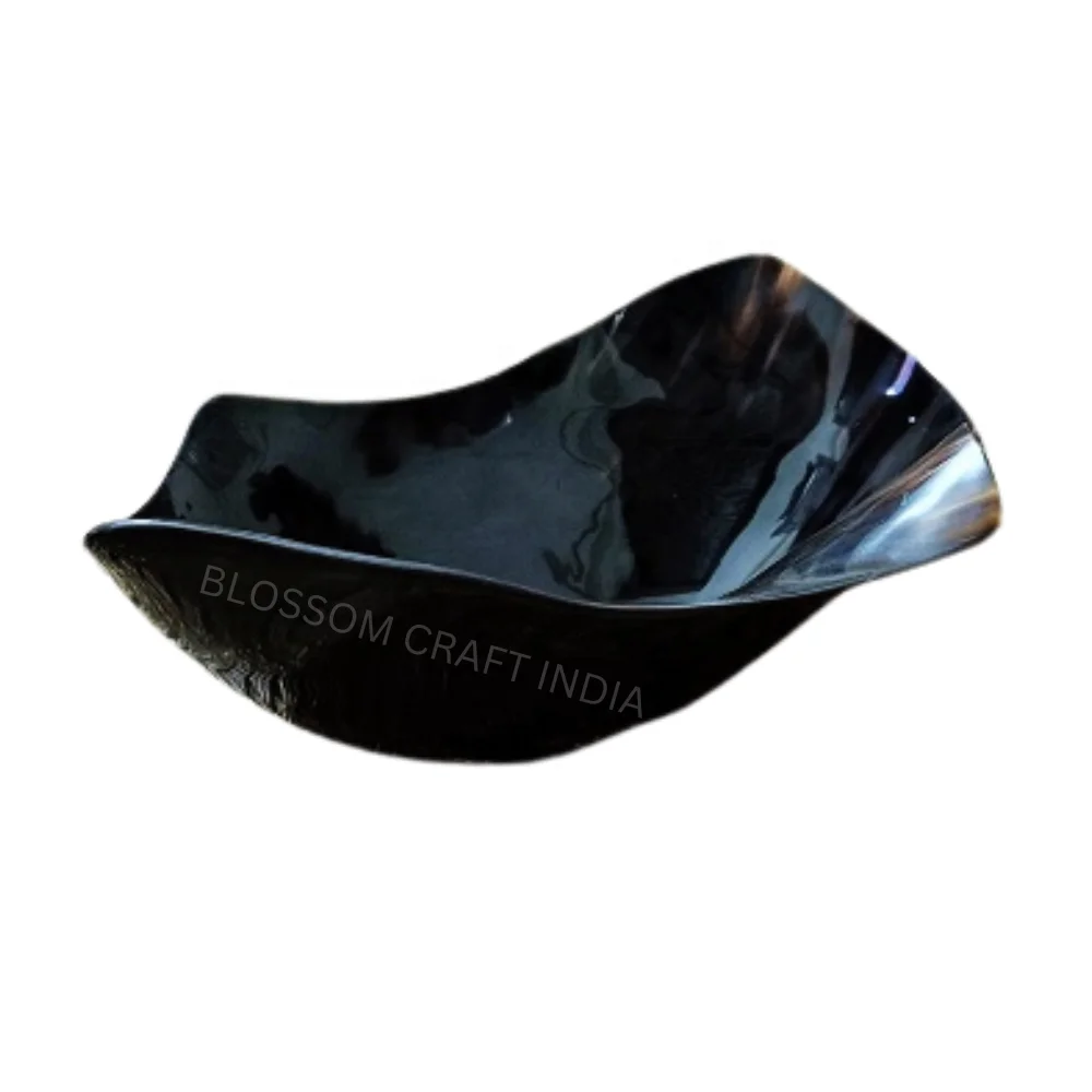 Best Price Indian Buffalo Ox Horn Fruit Bowl Agate Horn Serving Bowls Natural Indian Horn Bowl Available All Sizes Decorations
