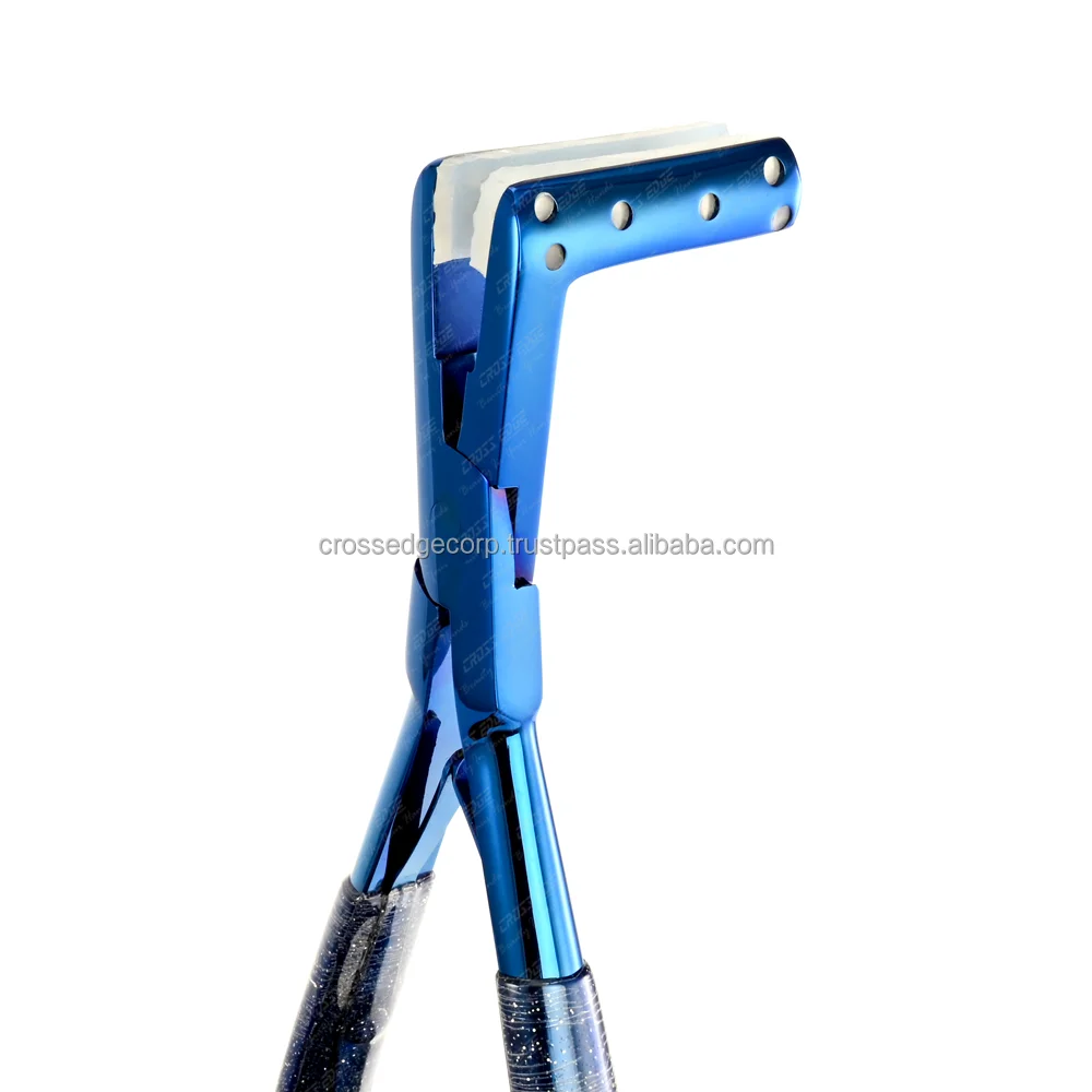  Клещи для наращивания волос оптом двусторонние белые накладки инструменты