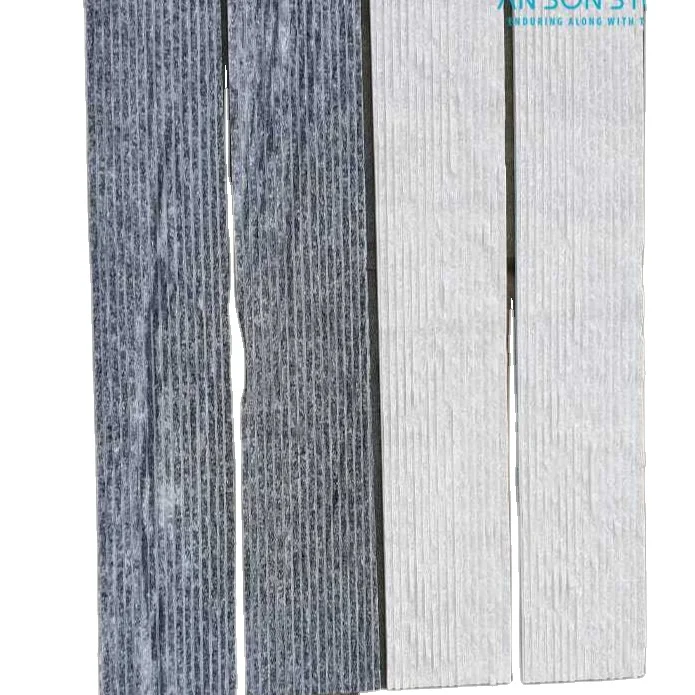 Черно-белый мраморный камень, облицовка стен, натуральный культурный камень, внутренняя и внешняя облицовка стен, недорогой гранит