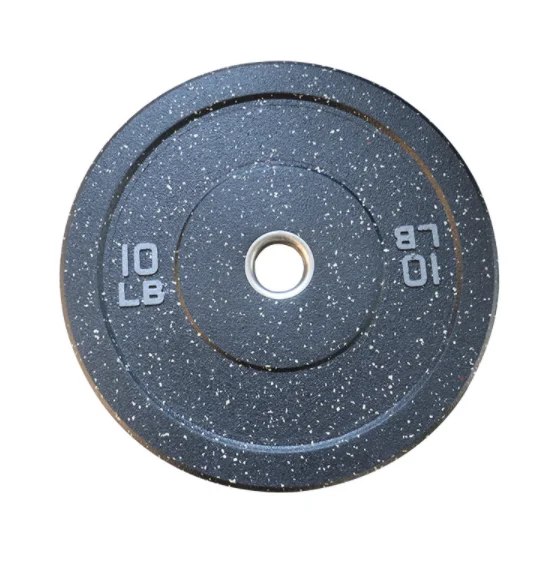 Fitness competition bumper plates Weight lifting Barbell Color Rubber Bumper Plate