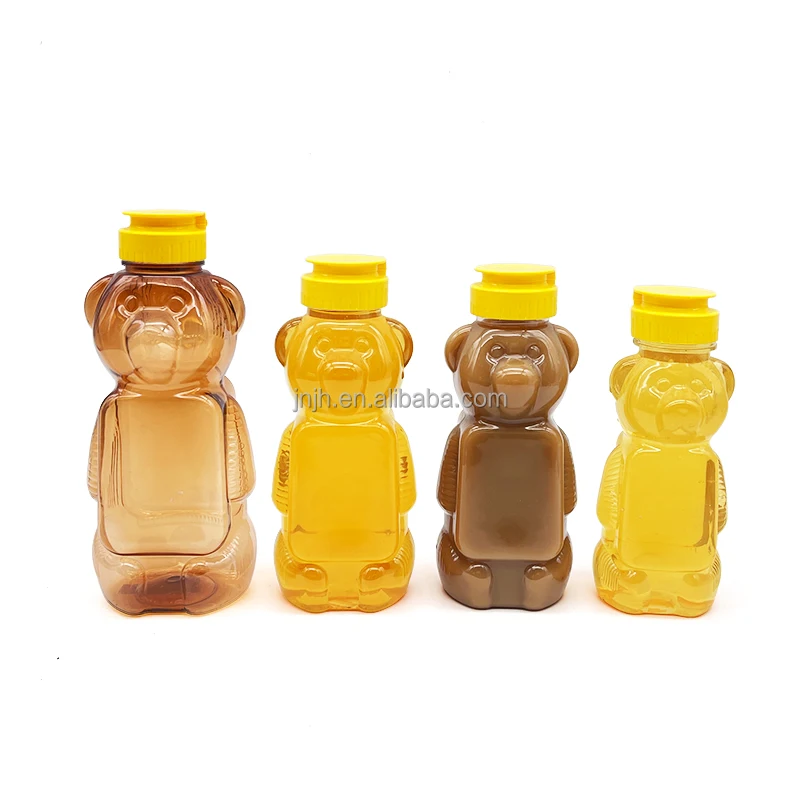 wholesale 330g 450g 700g plastic bear squeeze bottle honey squeeze bottle