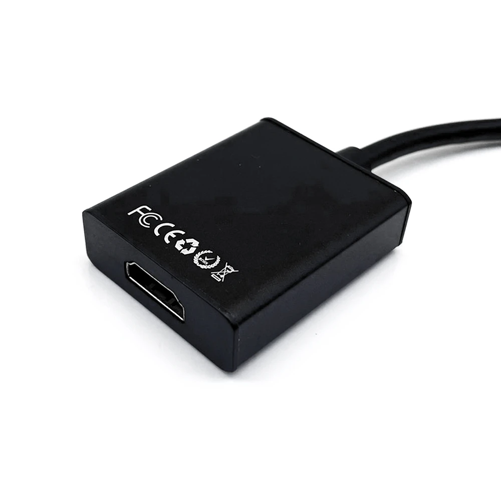 Custom LOGO Audio 1920x2080p HDMI to VGA cable adapter