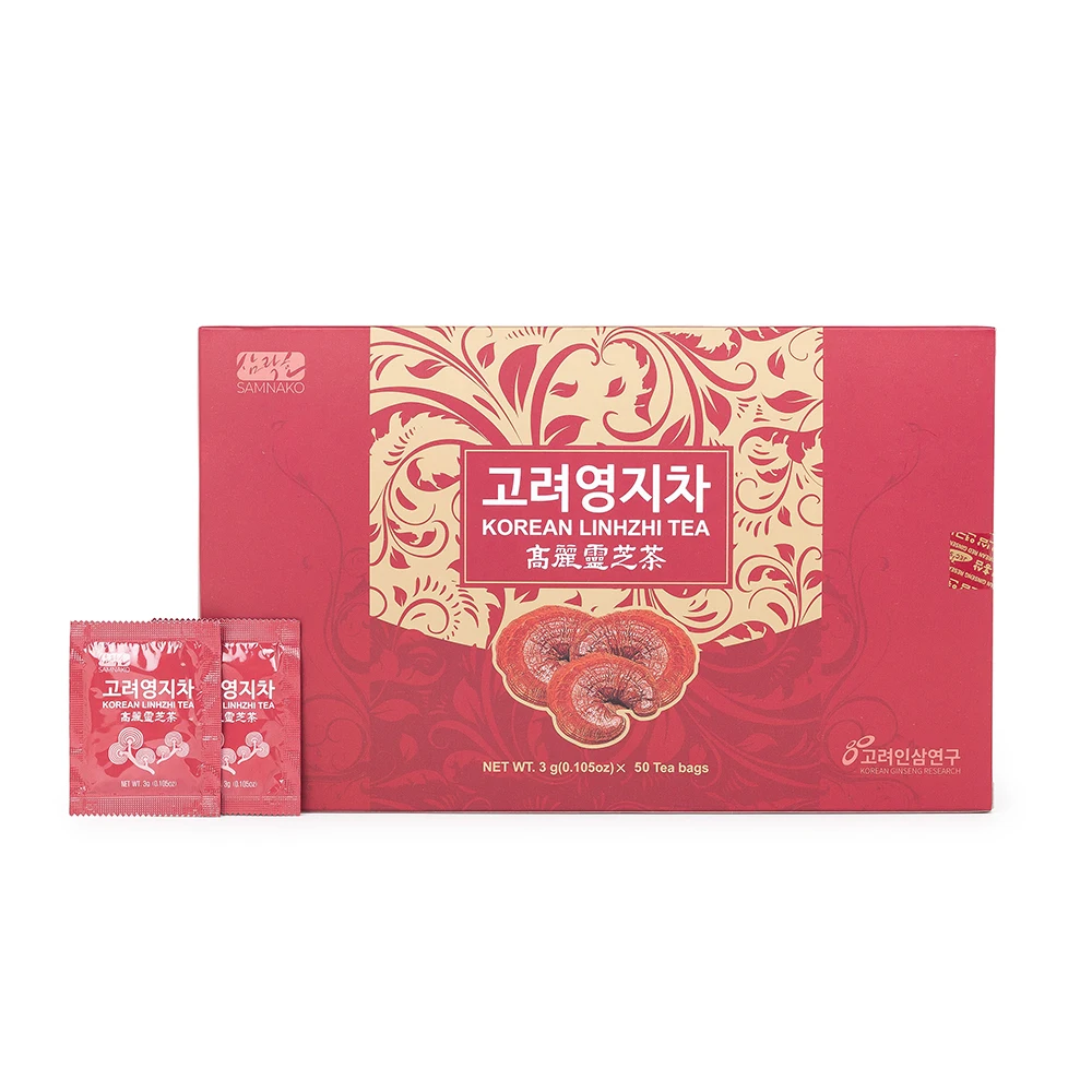 Korean Linhzhi Tea 3gx100_ Ganoderma lucidum mushroom extract, Reish Lingzhi Tea_Premium Health Foods Lingzhi Tea