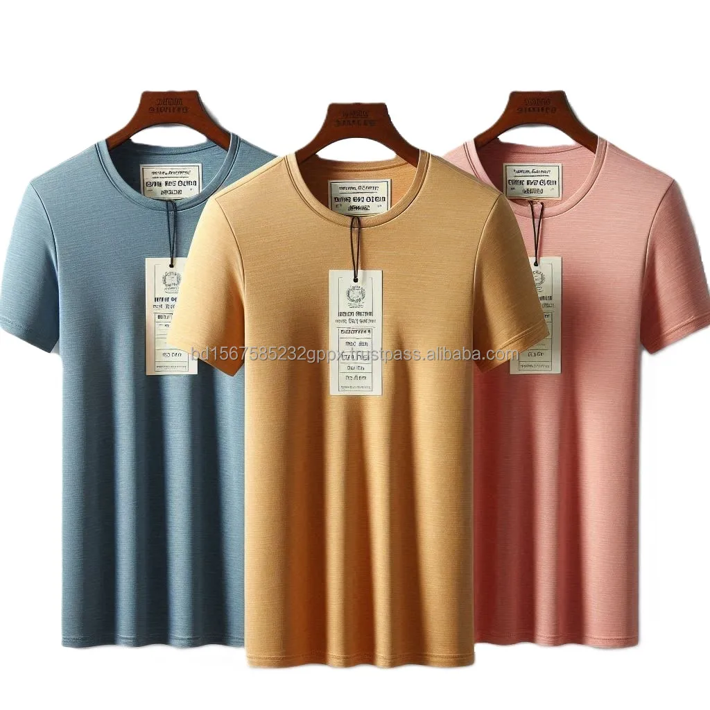 Bangladesh Origin 100% Cotton 180-220 GSM Personalized Original Designs T Shirts Custom Sizes With Private Label T-shirts