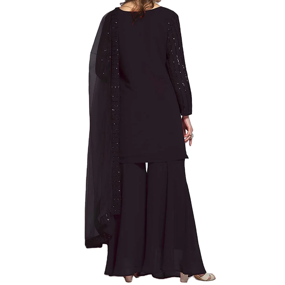 Wholesale Pakistani Women Dress out Wear Fancy Dresses Buy Wear Wedding fancy suits custom made sleeve embroidered black dyed