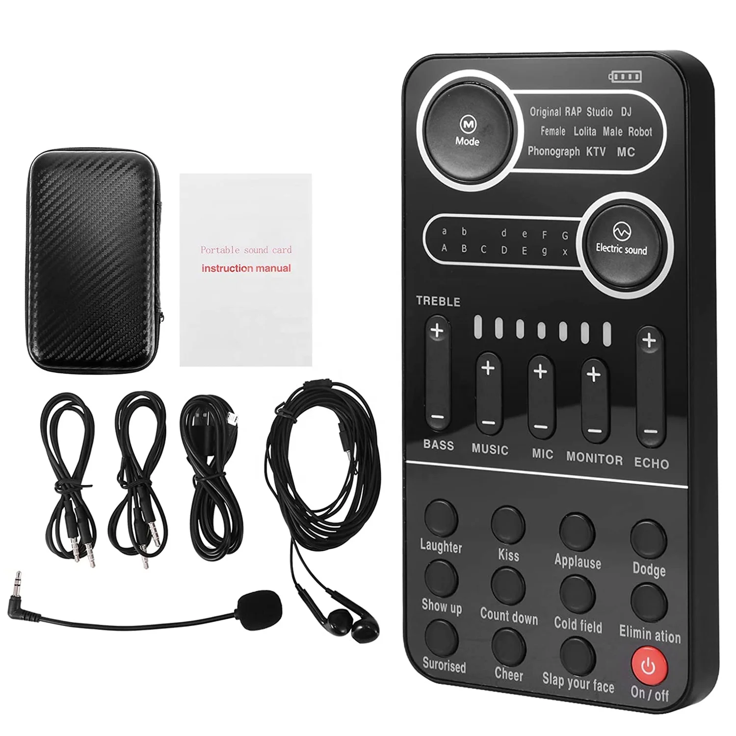 Многофункциональные звуковые карты со звуковыми эффектами и микрофоном ручной микрофон для наушников звуковой