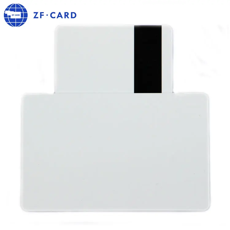 Plastic PVC Card  White Blank Hi-Co Magnetic Stripe for Access Control System