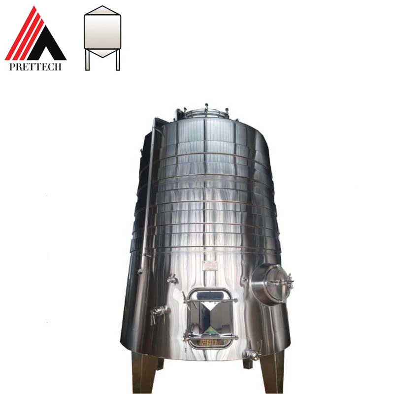 Stainless Steel Grape Red Wine Fermenter Tank For Red Winery