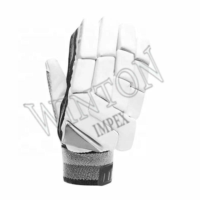 2021 OEM New Best Cricket Batting Gloves For Professional Players With Pitted Leather Highly Protection and Finger Saver