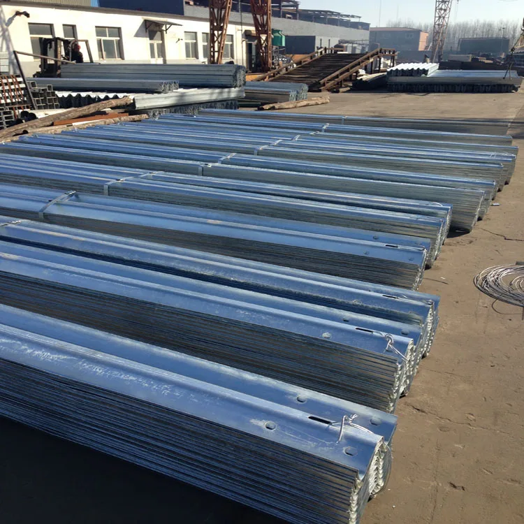 Traffic Guard Rail Highway High Speed Barrier High Speed Crash Barrier Highway Guardrail Galvanized Steel W Beam Road Guardrail