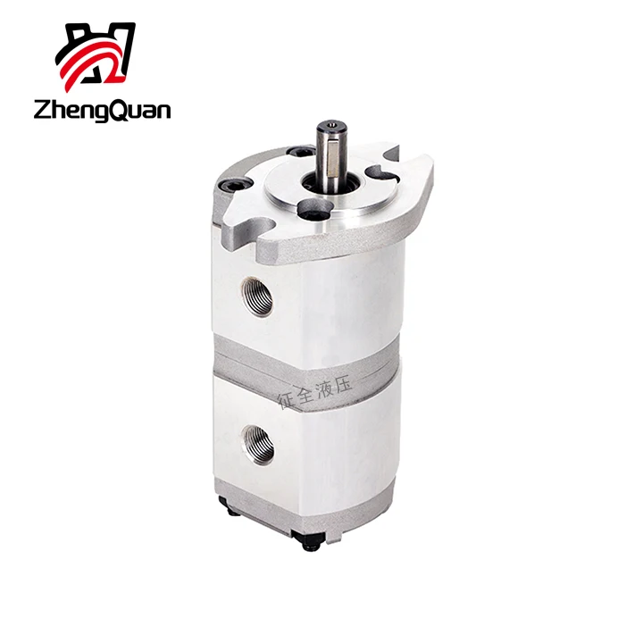 Zhengquan HGP-11A-F8/0.8R electric gear hydraulic pump high pressure oil  HGP series drive gear pump hydraulic gear pump price
