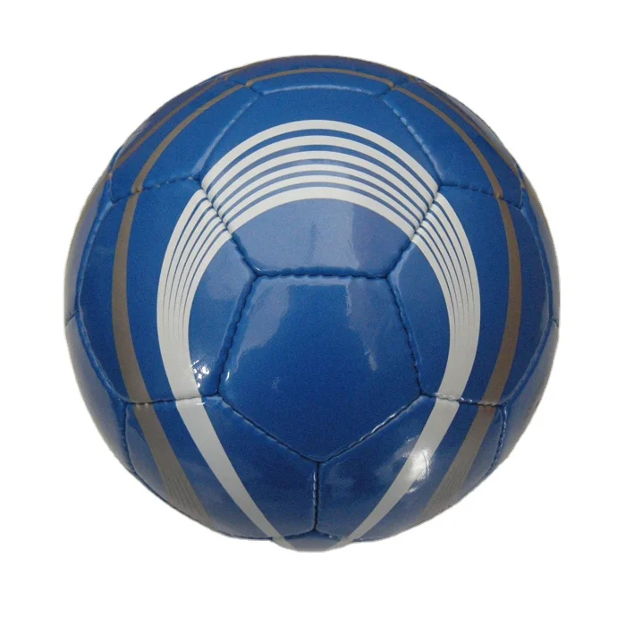 blue promotional mini soccer ball with customized size , logo , design for promotional classic design regular & professional use