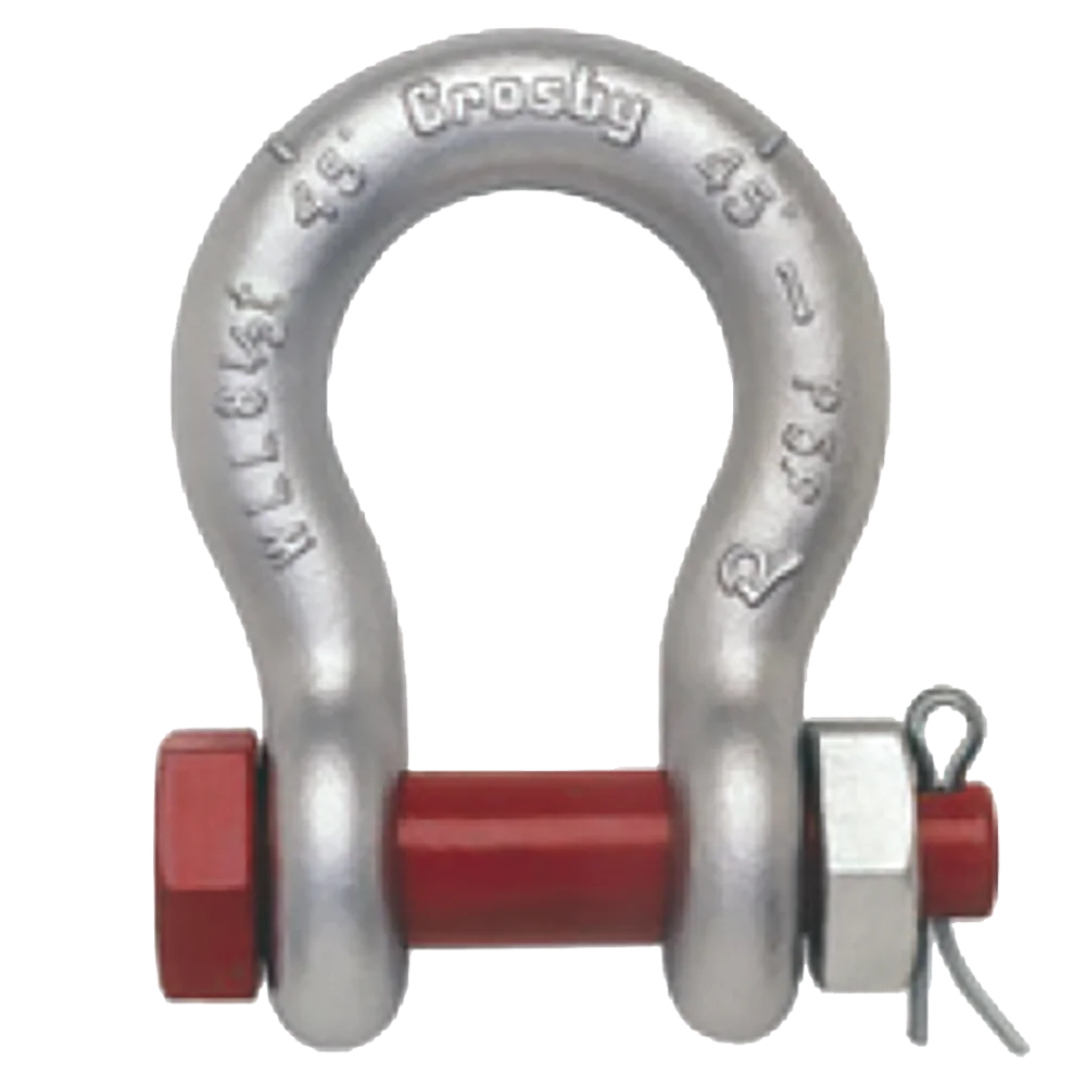 Crosby G2130OC 13.5Ton Good Quality Portable Alloy Steel Galvanized Bow Offshore Shackles For General Industry Connection Link