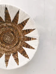 Seagrass Basket For Wall Decor Tapestry Wall OEM acceptable Handcrafted Seagrass Wall hanging