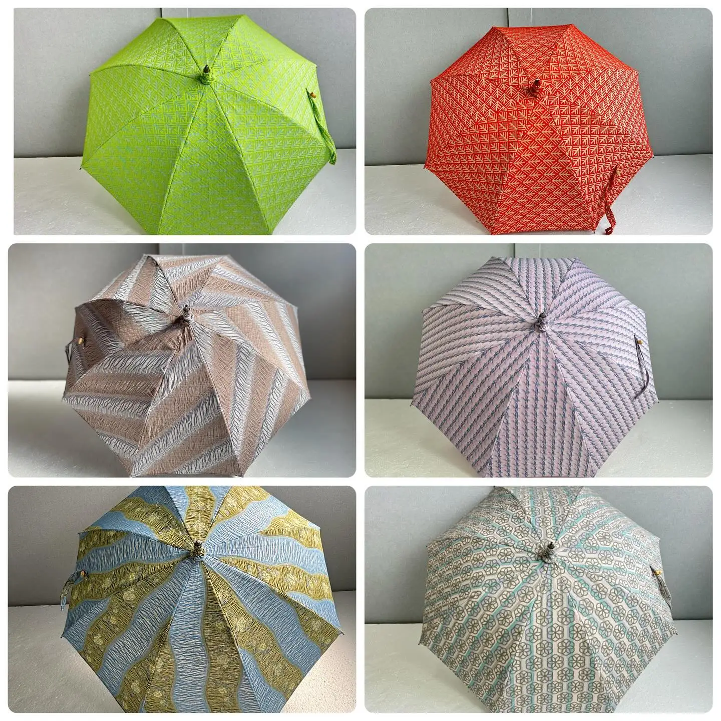 Japanese Print Sun Umbrella Sum protection Japanese umbrella Handmade