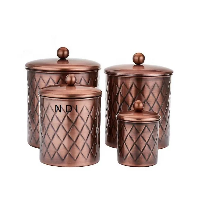 Hot Selling Food Storage Kitchen Daily Usage Canister Jar Onion Garlic Paste Storage Customized Canisters With Cover Decor