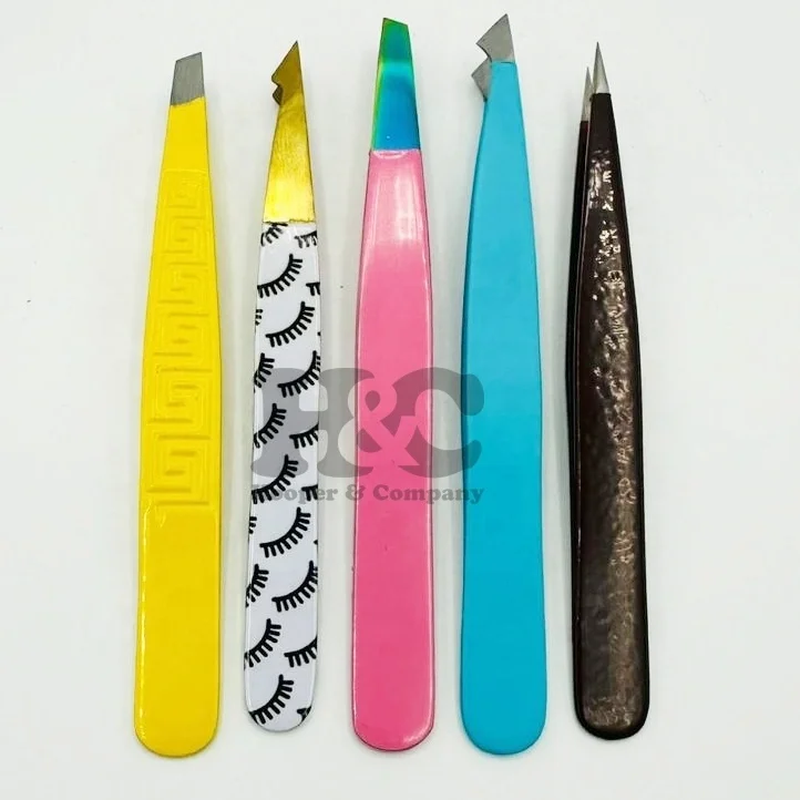 Профессиональный пинцет для бровей из нержавеющей стали выщипывания волос