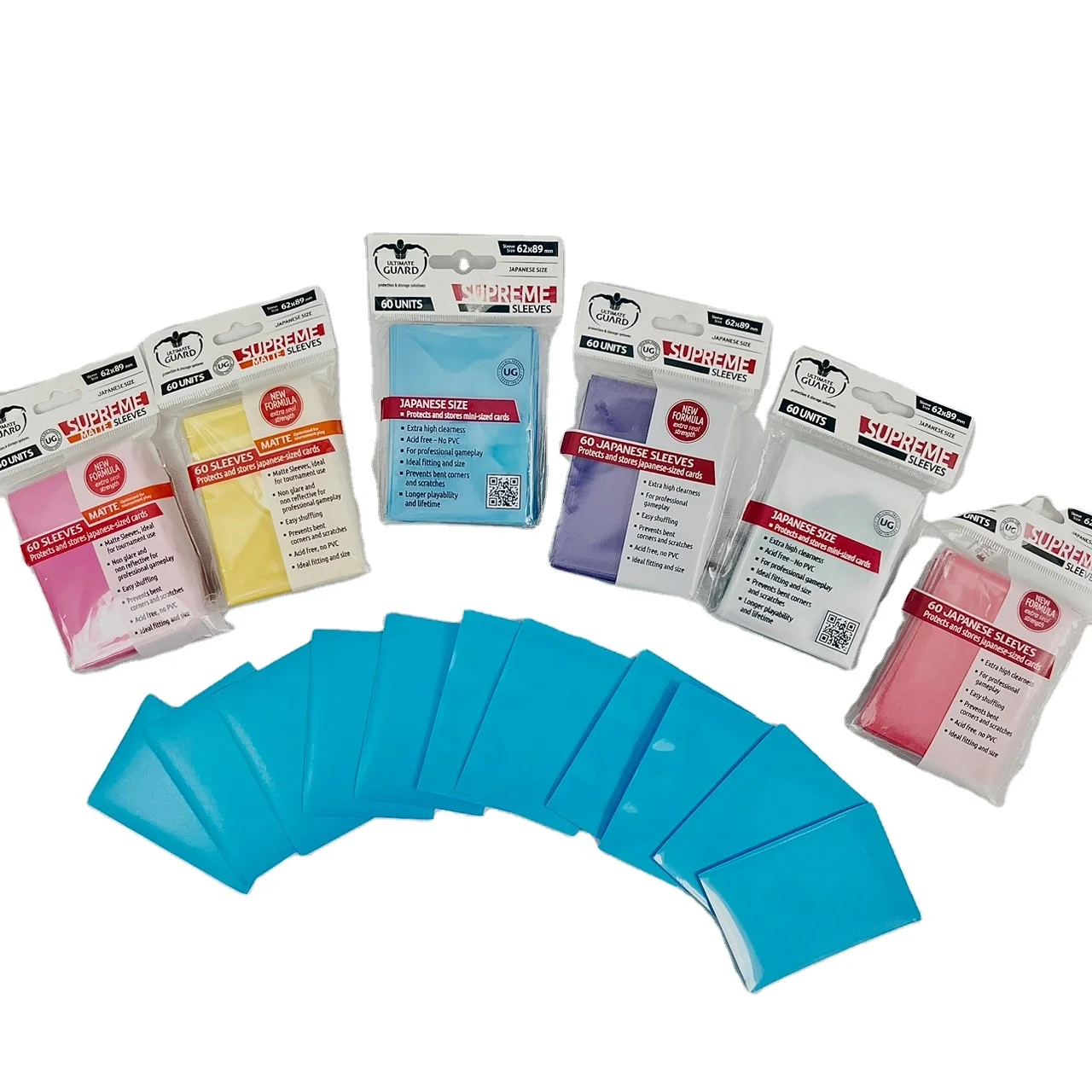 MOUJACK Custom PP card sleeves, Non-slip, water resistant and are super durable, the respectable quality card sleeves