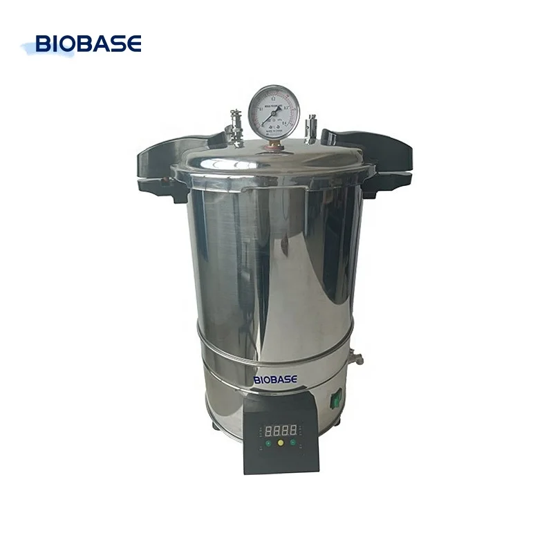 biobase Portable Autoclave BKM-P24III With Timing control type Autoclave Sterilizer for Lab and Hospital