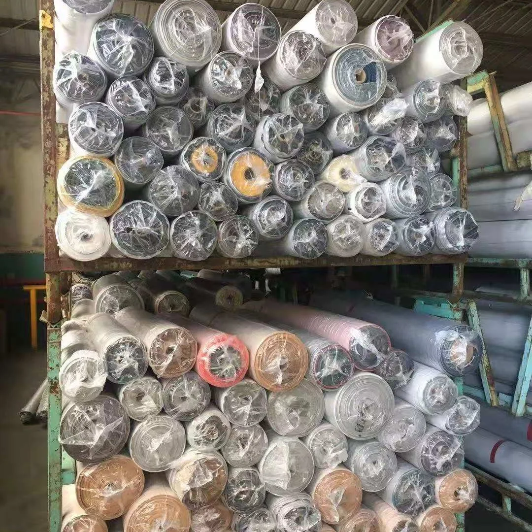 Well-known Taiwan factory High Quality B Grade PVC Artificial Leather Stock Lot