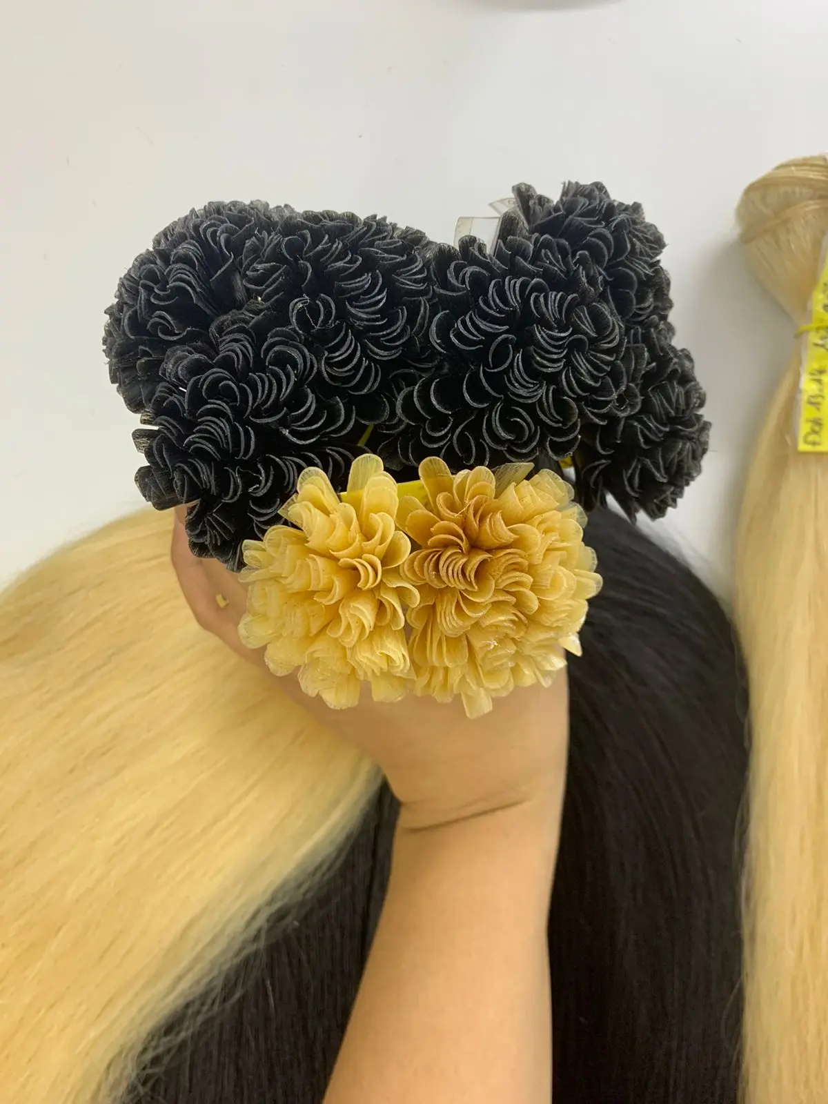 Keratin - I/U/V/Flat/nano tip human hair extention in Bamboohair company in Viet nam with high quality and full colors