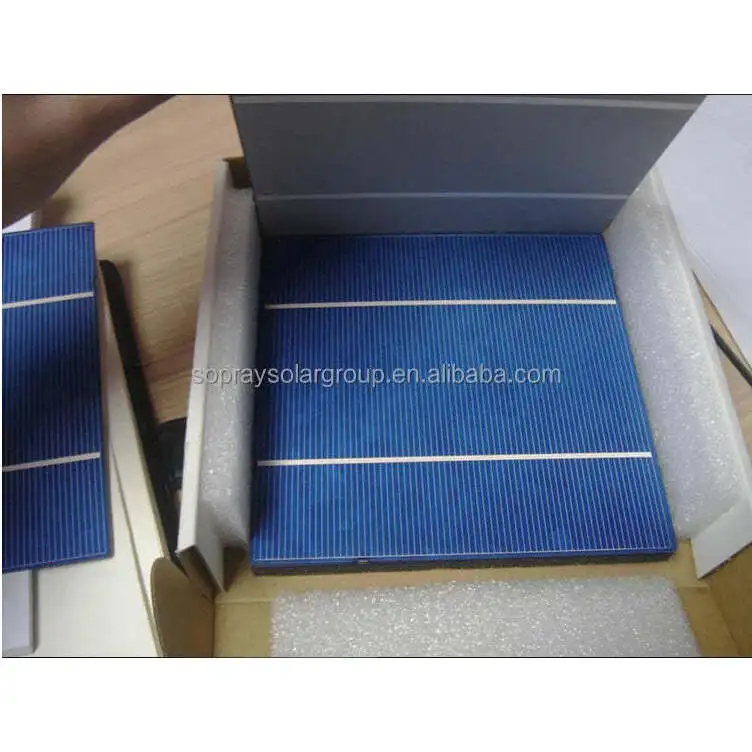 high efficiency 156*156mm(6inch ) poly solar cells /solar wafers for widely use in solar system
