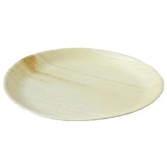 Areca disposable  Palm Leaf Plate 9 Inch, buffet plate 23 cm , Eco-Friendly , 100 % Natural, Bio- degradable