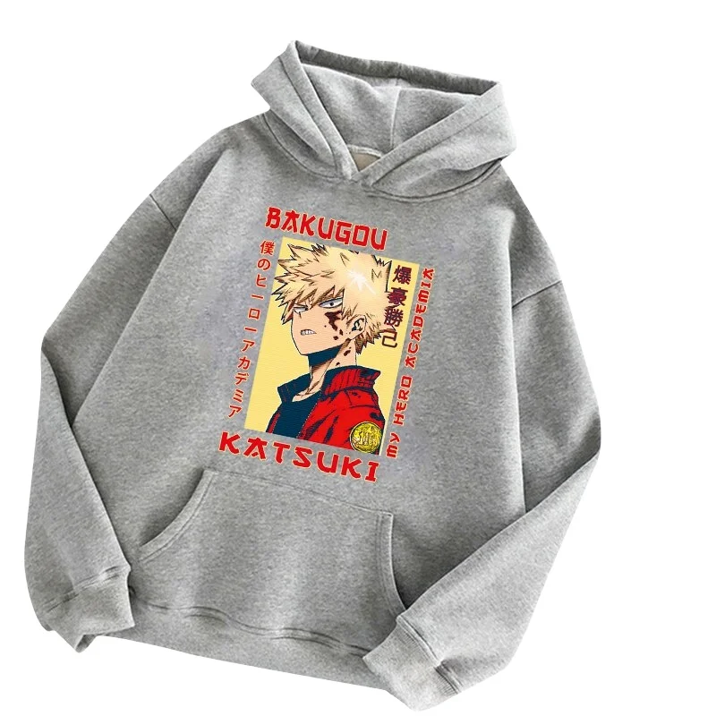 Unisex Men Women Japanese Anime Custom Pullover Hoodies Wholesale Sweatshirts