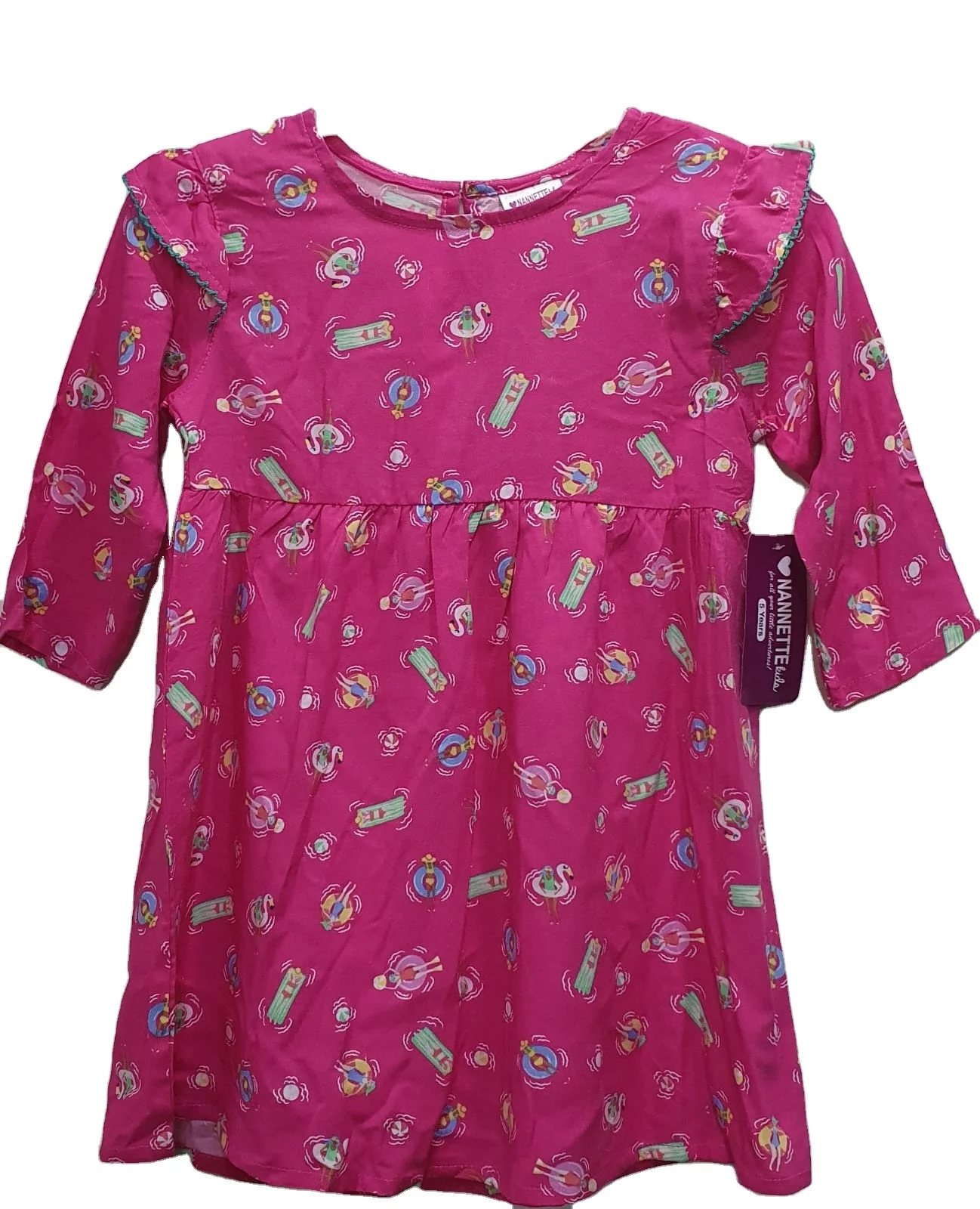 Girls lilen frog(ready stock)