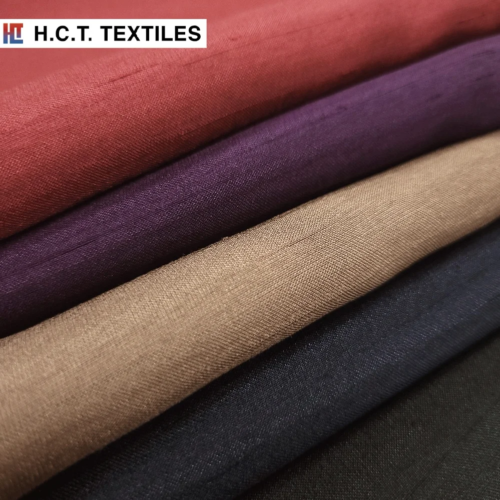 2021 атласная плетеная ворсовая Ткань 125 г 100% полиэстер шантунская ткань для платья