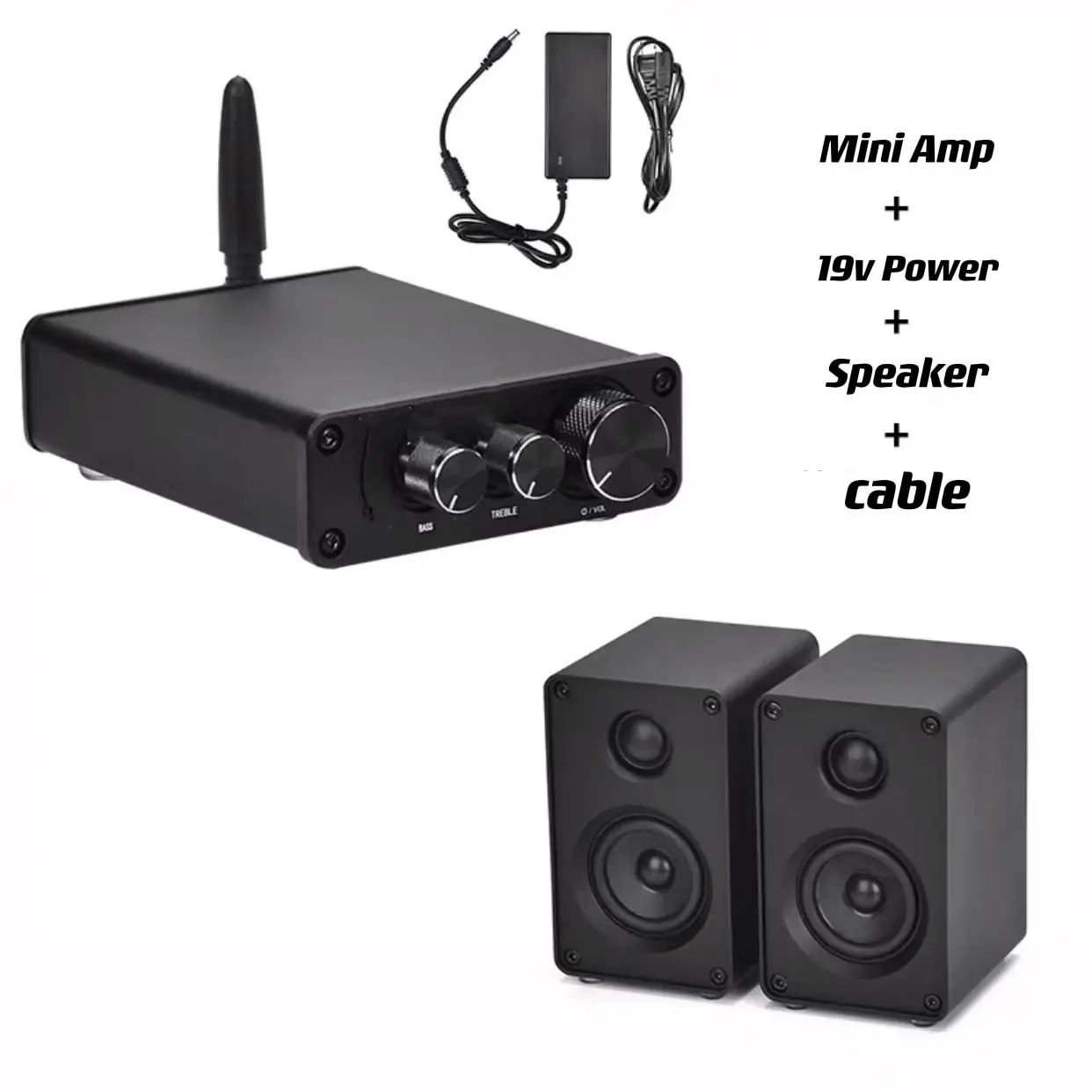 2.5 inch HIFI Studio Monitor Audio speakers professional recording music gaming sound equipment passive universal with amplifier