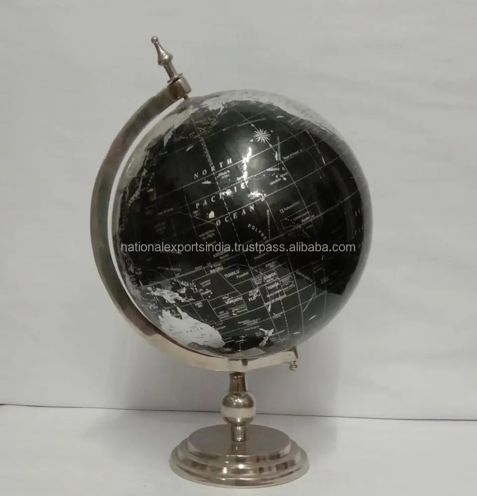 Home Decor Crystal Globe with Metal Base Luxury Gold Geometric Gifts CLASSIC Ball Resin Key Abstract Art Glass Technics Style